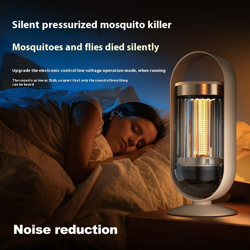 Outdoor LED Insect Trap Lamp • Quiet Fold-Away Mosquito & Fly Light Wave Device