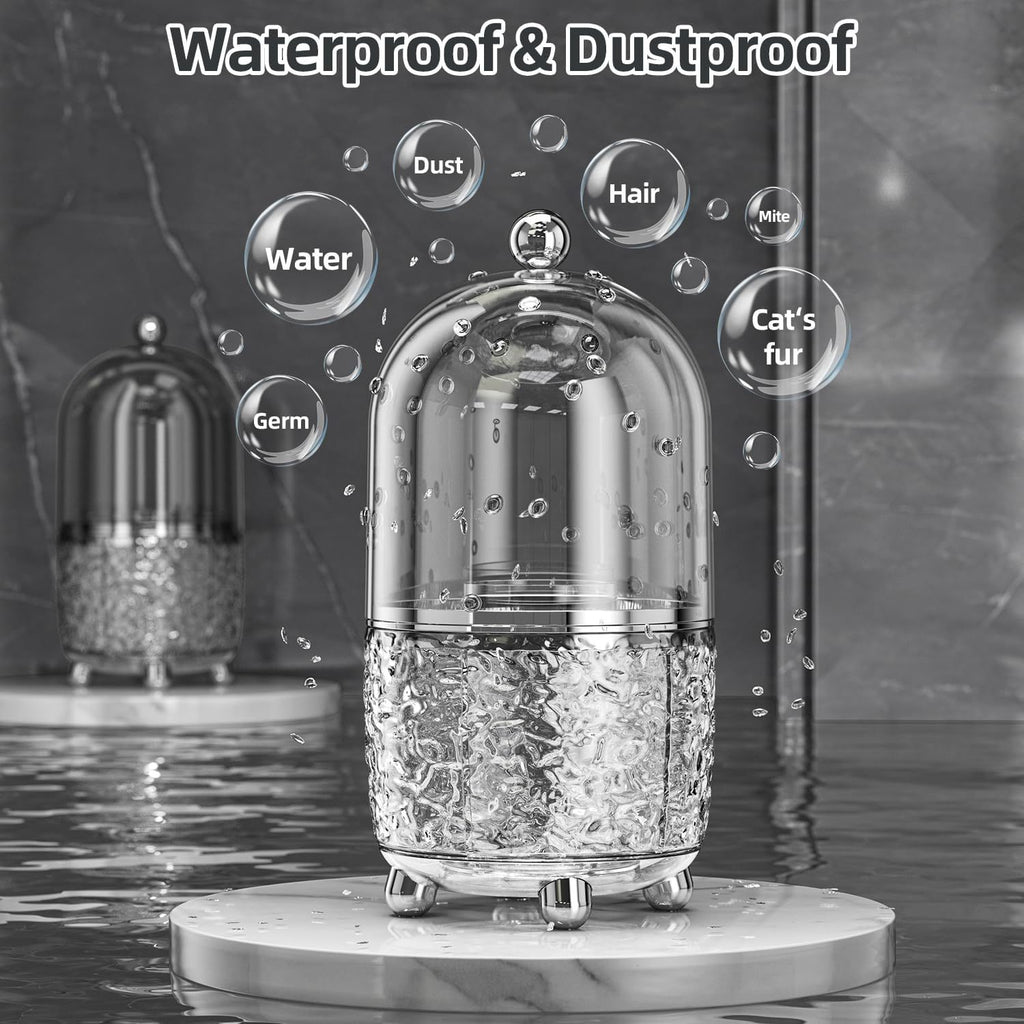 Large Capacity Bathroom Vanity Makeup Brush Storage Rack Organizer