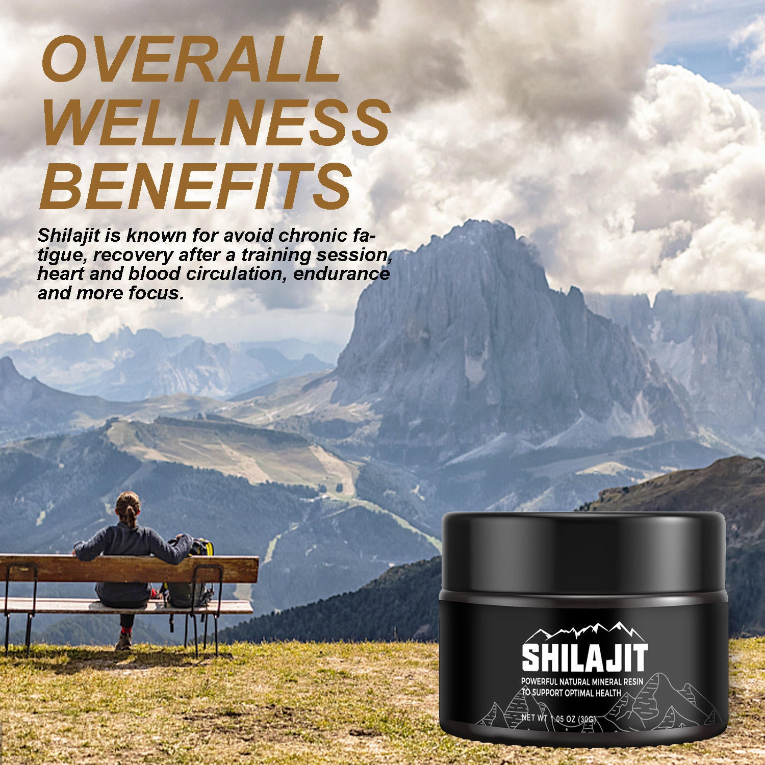 Organic Himalayan Shilajit Resin • Pure 30 g Premium Wellness Extract