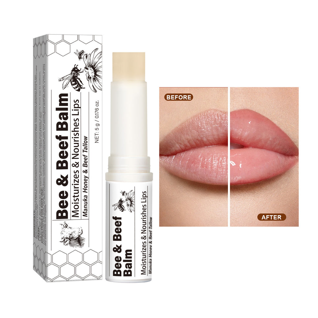 Organic Grass-Fed Beef Tallow Lip Balm • Deep Moisture & Natural Barrier