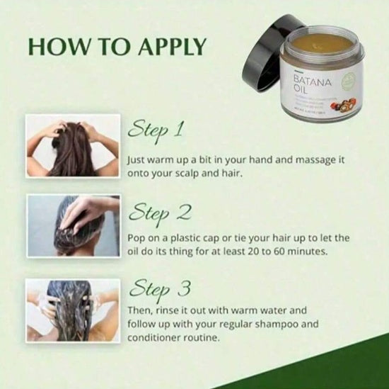 Organic Raw Batana Oil • Premium Conditioner Formula from Honduras (4.2 oz)